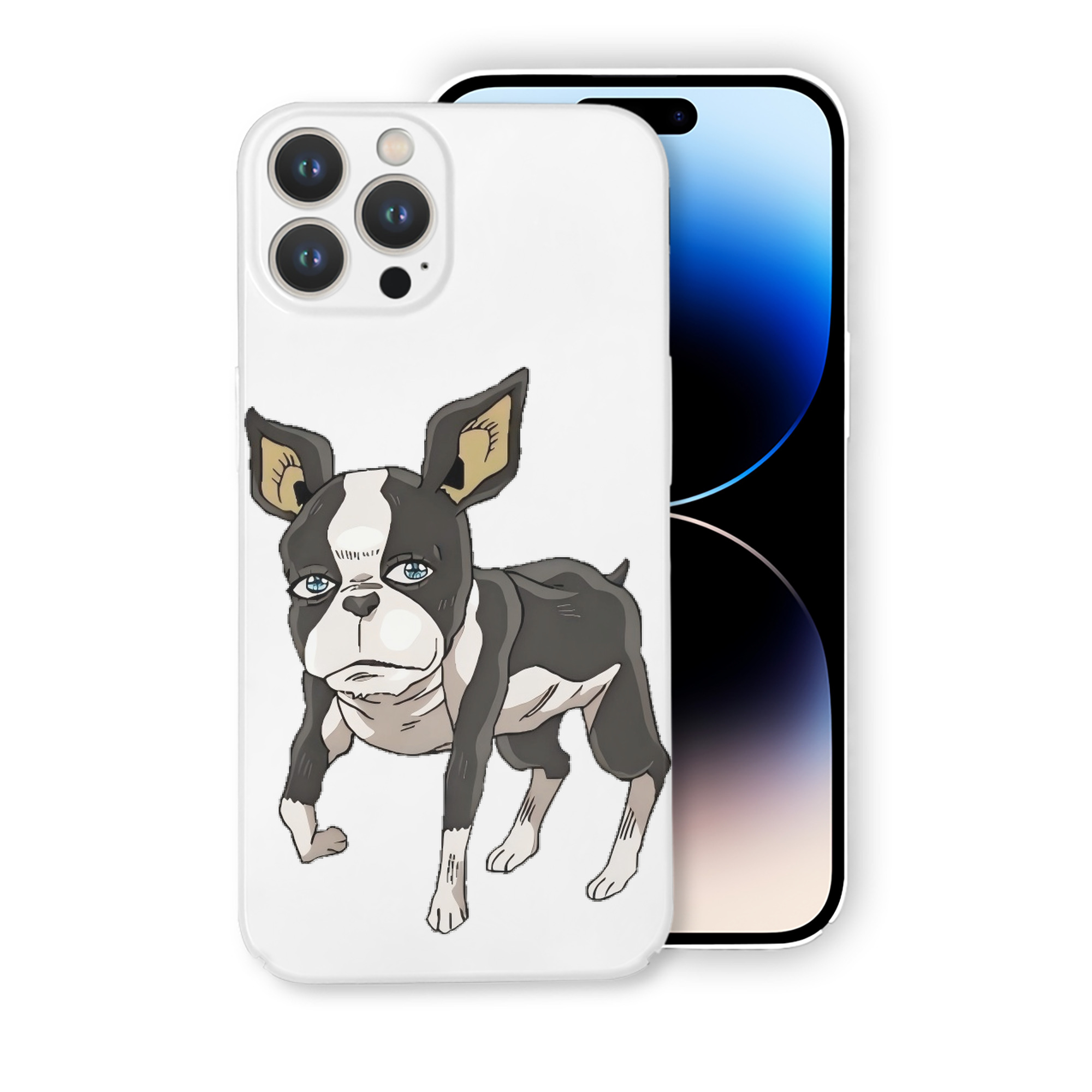（画像用） ジョジョの奇妙な冒険 イギー JoJo's Bizarre Adventure Iggy 【iPhone 14シリーズ対応】ハードケース